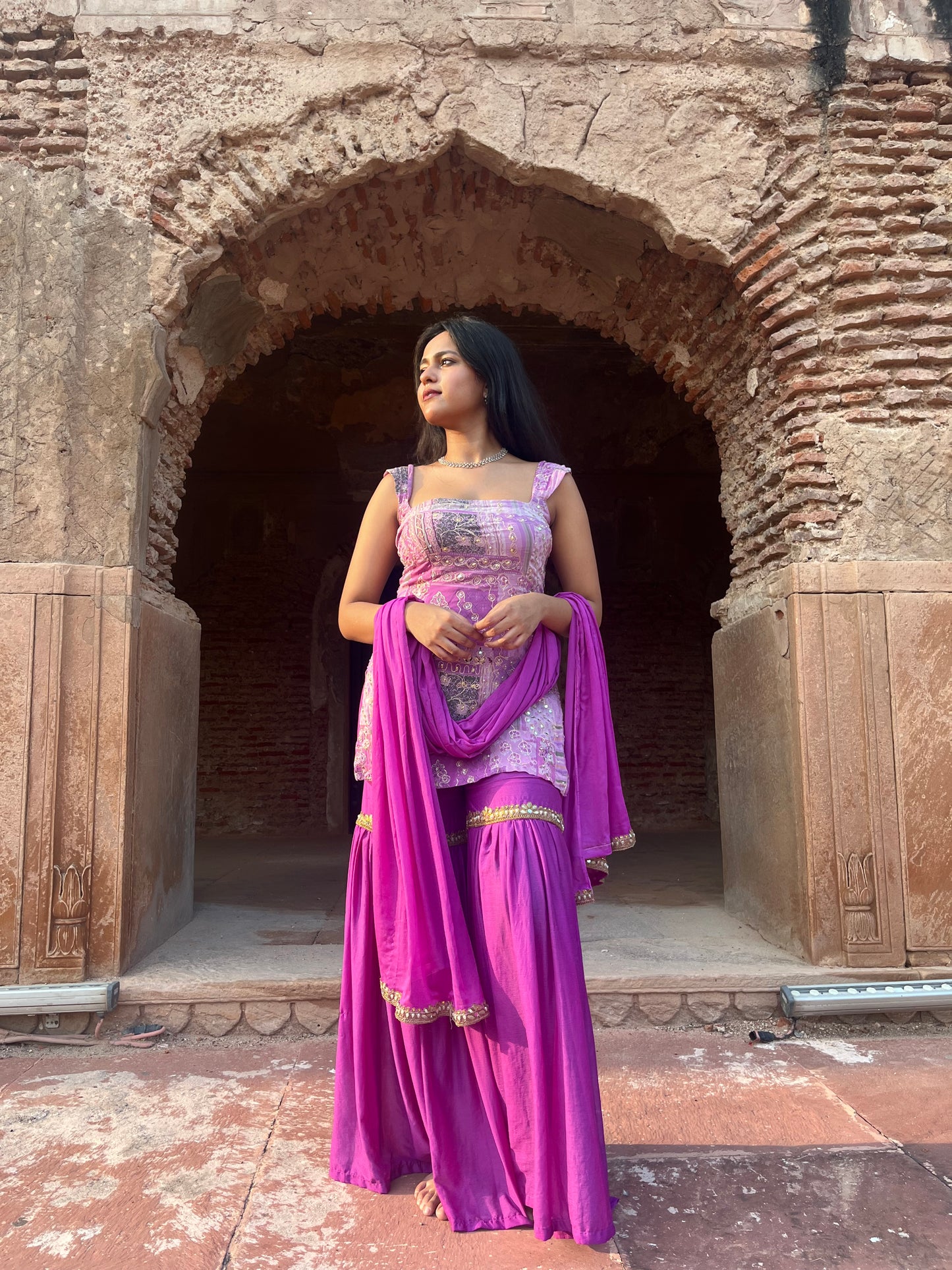 Purple kurti