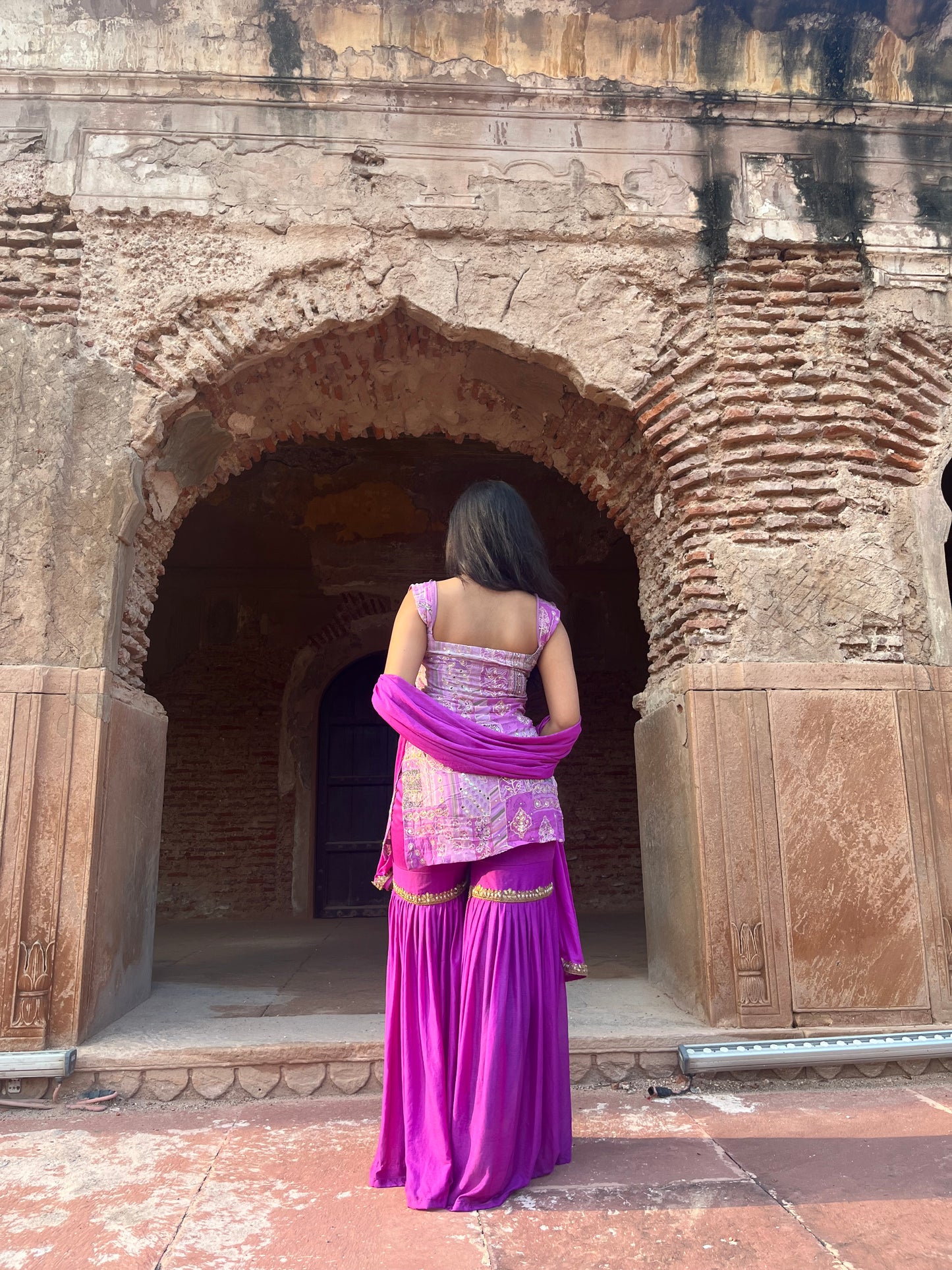 Purple kurti
