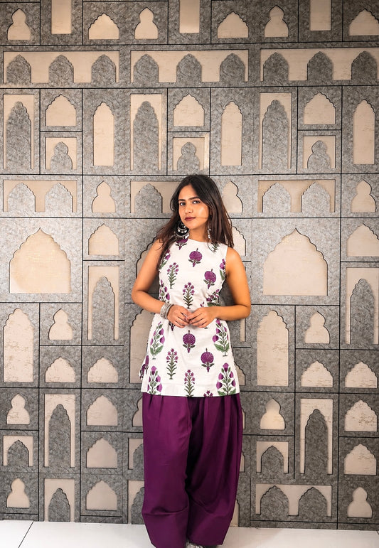 Jamuni floral farshi set